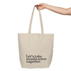 'Let's Take Mushrooms Together' foraging/ shopping tote